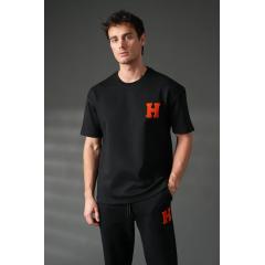 Ensemble tee-shirt + pantalon noir