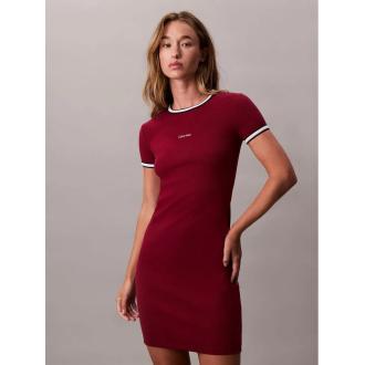 Calvin Klein Robe à Manches Courtes 