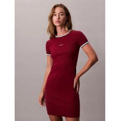 Calvin Klein Robe à Manches Courtes 