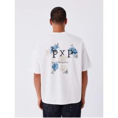 Projectxparis T-shirt flowers blanc 