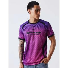 Projectxparis t-shirt jersey dégradé violet