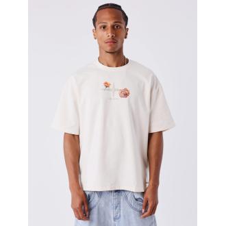 ProjectxParis t-shirt gothic roses ivoire