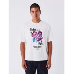 Projectxparis t-shirt flower power blanc
