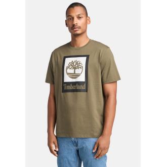 Timberland stack logo green
