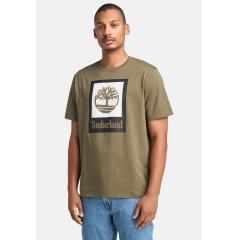 Timberland stack logo green