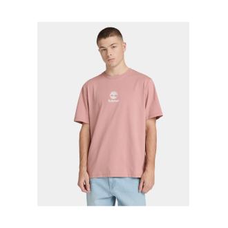 Timberland T-shirt stack Logo pink