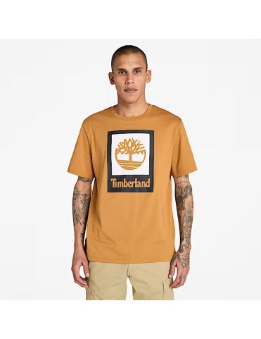 Timberland t-shirt Logo camel