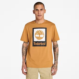 Timberland t-shirt Logo camel