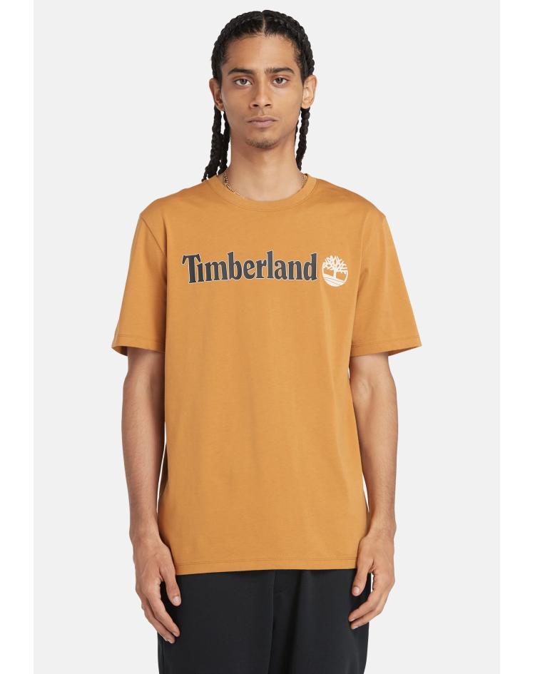 Timberland t-shirt linear wheat