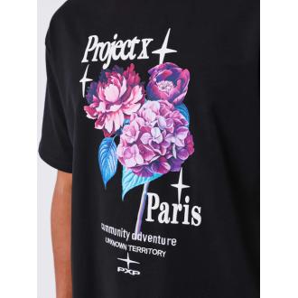 Projectxparis t-shirt flower power noir