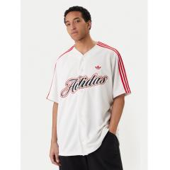 Adidas Maillot de Baseball brodé blanc