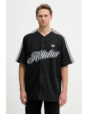 Adidas Maillot de Baseball brodé noir