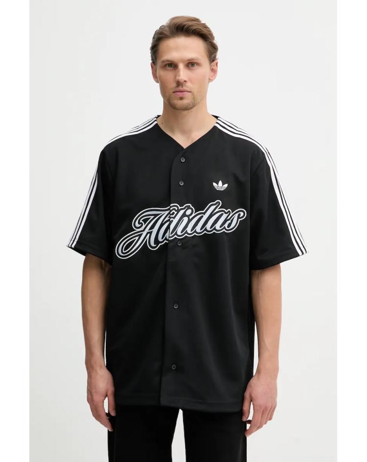 Adidas Maillot de Baseball brodé noir