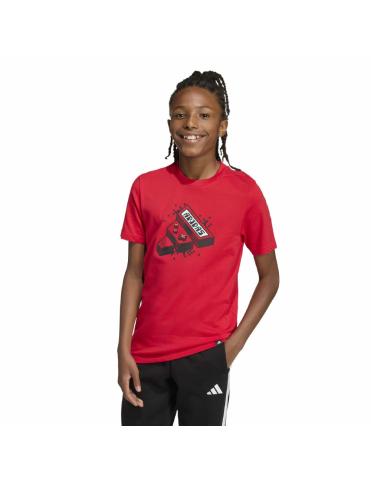 Adidas t shirt Gaming rouge enfant