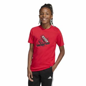Adidas t shirt Gaming rouge enfant