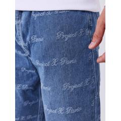 Projectxparis pantalon regular jean allover