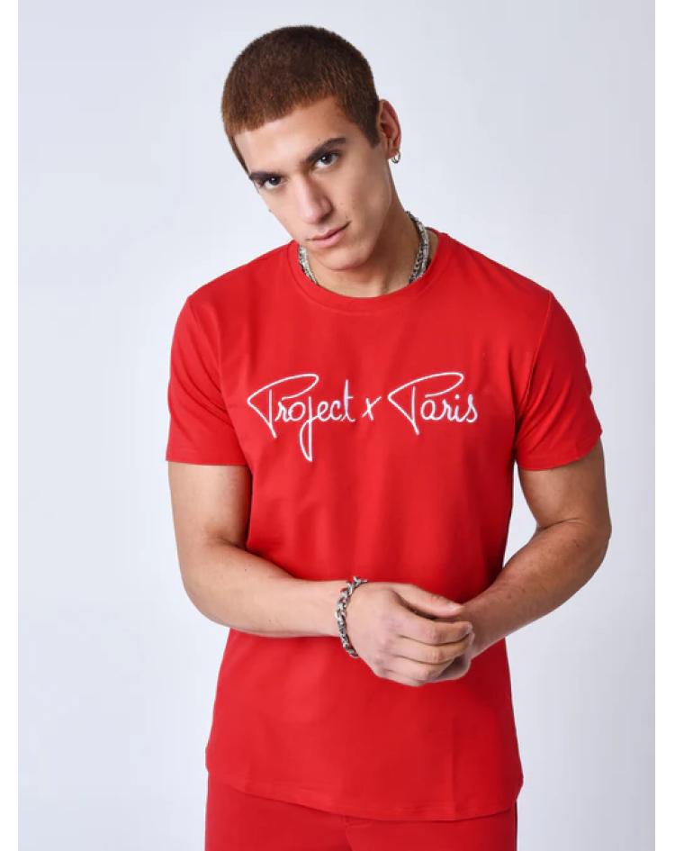 Projectxparis t-shirt signature rouge