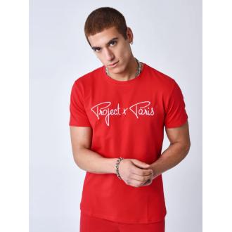 Projectxparis t-shirt signature rouge