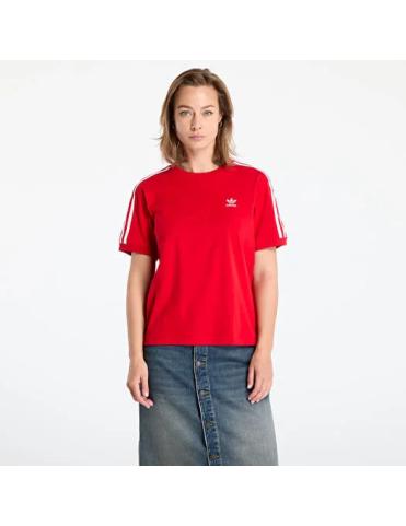Adidas T-shirt 3 bandes rouge