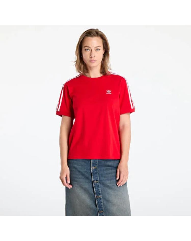 Adidas T-shirt 3 bandes rouge