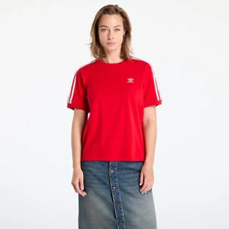 Adidas T-shirt 3 bandes rouge