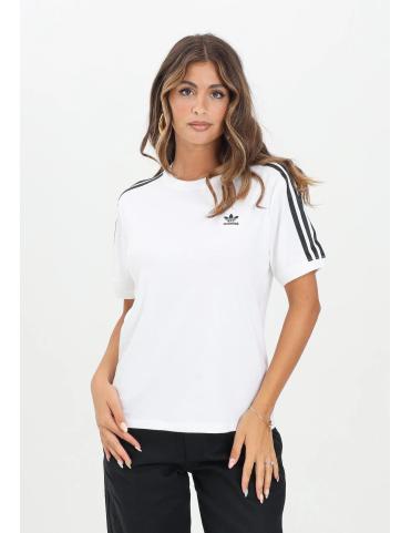 Adidas T-shirt 3 bandes blanc