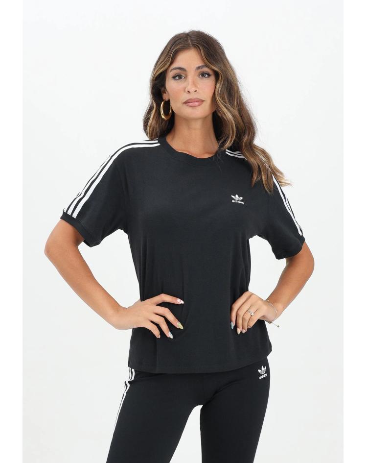 Adidas T-shirt 3 bandes noir