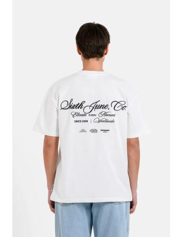 Sixth June t-shirt Elevate blanc