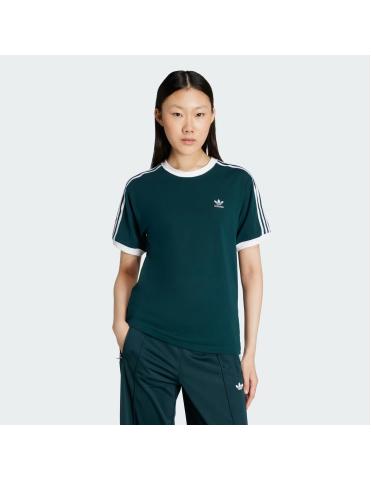 Adidas T-shirt 3 Stripes vert JY4855