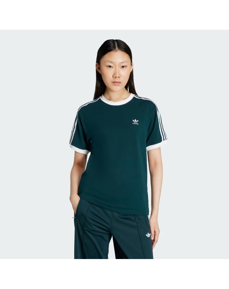 Adidas T-shirt 3 Stripes vert JY4855