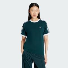 Adidas T-shirt 3 Stripes vert JY4855