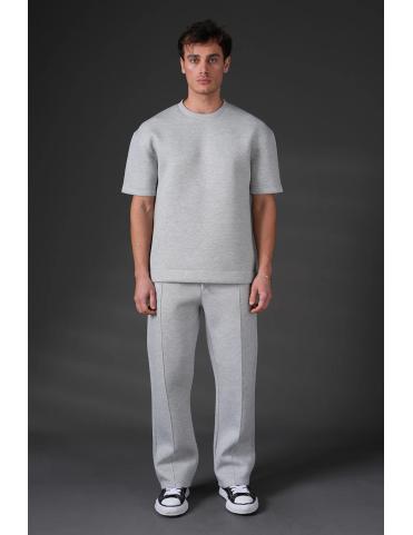 Ensemble t-shirt pantalon confort gris