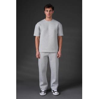 Ensemble t-shirt pantalon confort gris