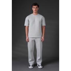 Ensemble t-shirt pantalon confort gris