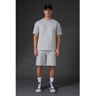 Ensemble T-shirt et Short gris confort