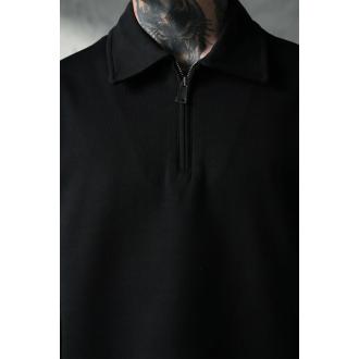 Ensemble T-shirt polo et short noir