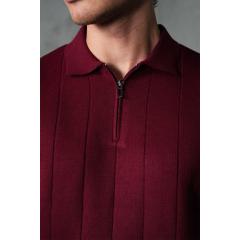 Ensemble tee-shirt et pantalon bordeaux