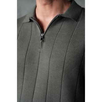 Ensemble shirt zippé et pantalon dark gris