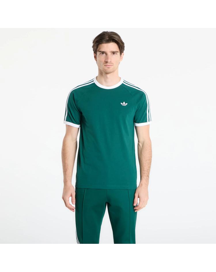 Adidas T-shirt 3 stripes vert
