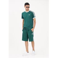Adidas T-shirt 3 stripes vert