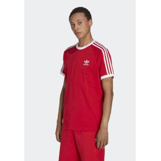 Adidas T-shirt 3 stripes rouge