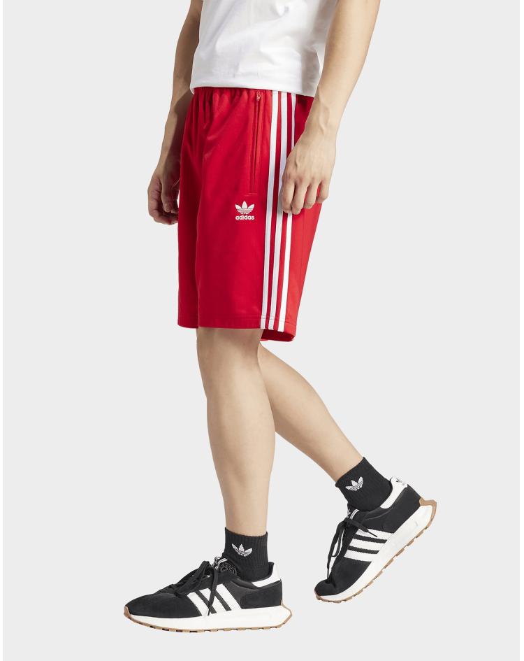 Adidas Short 3 stripes rouge