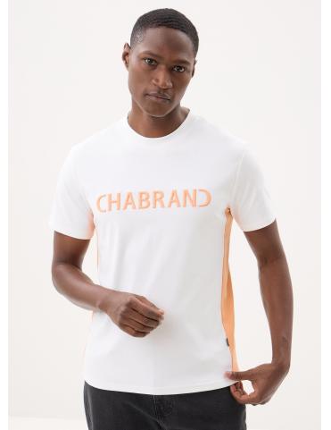 Chabrand T-shirt logo relief orange