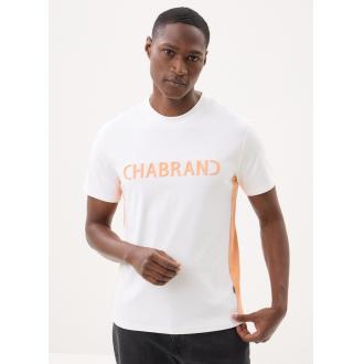 Chabrand T-shirt logo relief orange