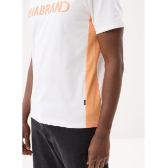 Chabrand T-shirt logo relief orange