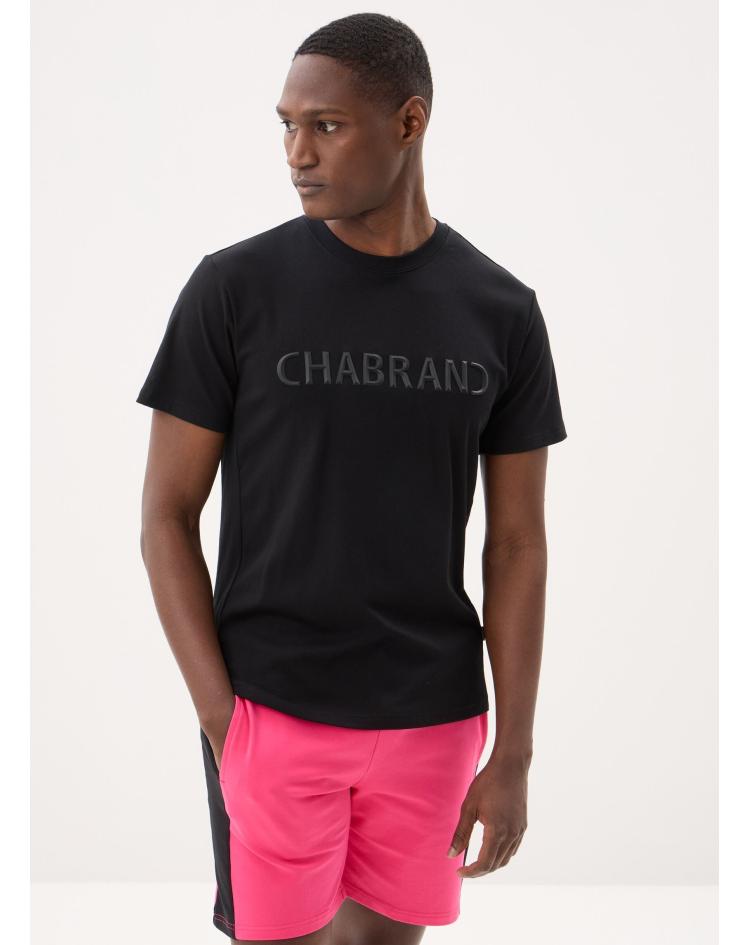Chabrand T-shirt logo relief noir