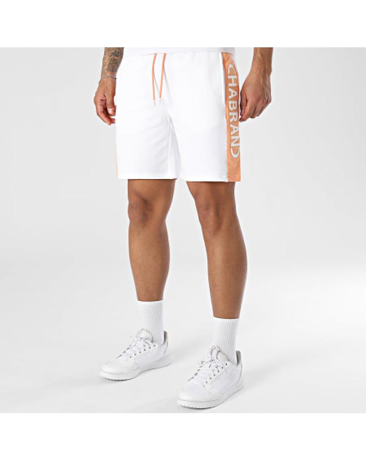 Chabrand short logo relief homme orange