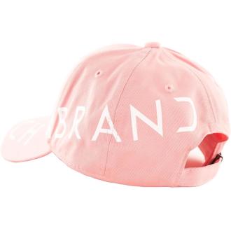 Chabrand casquette en coton logo rose