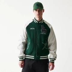 New Era Veste Varsity LA Dodgers MLB Vert foncé
