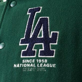 New Era Veste Varsity LA Dodgers MLB Vert foncé